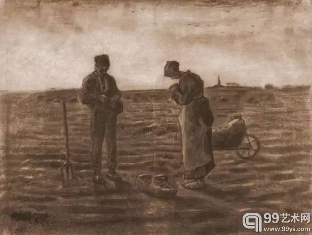 梵高的早期素描,足够人感动落泪