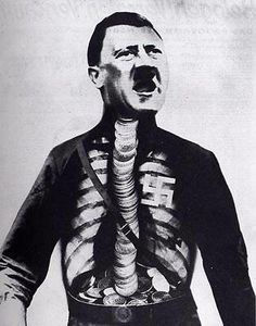 约翰·哈特菲尔德（John Heartfield）拼贴画（图2）