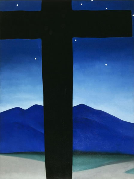 黑色十字架与星星和蓝色，1929