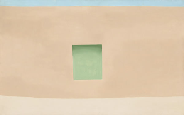 有绿门的墙,1953