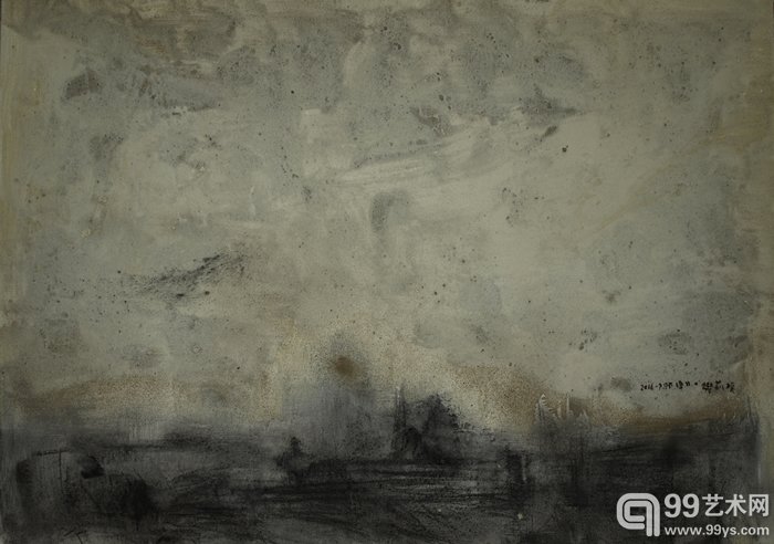 樊莉媛：《不语》100X140cm，2016，综合材料（20000.00）