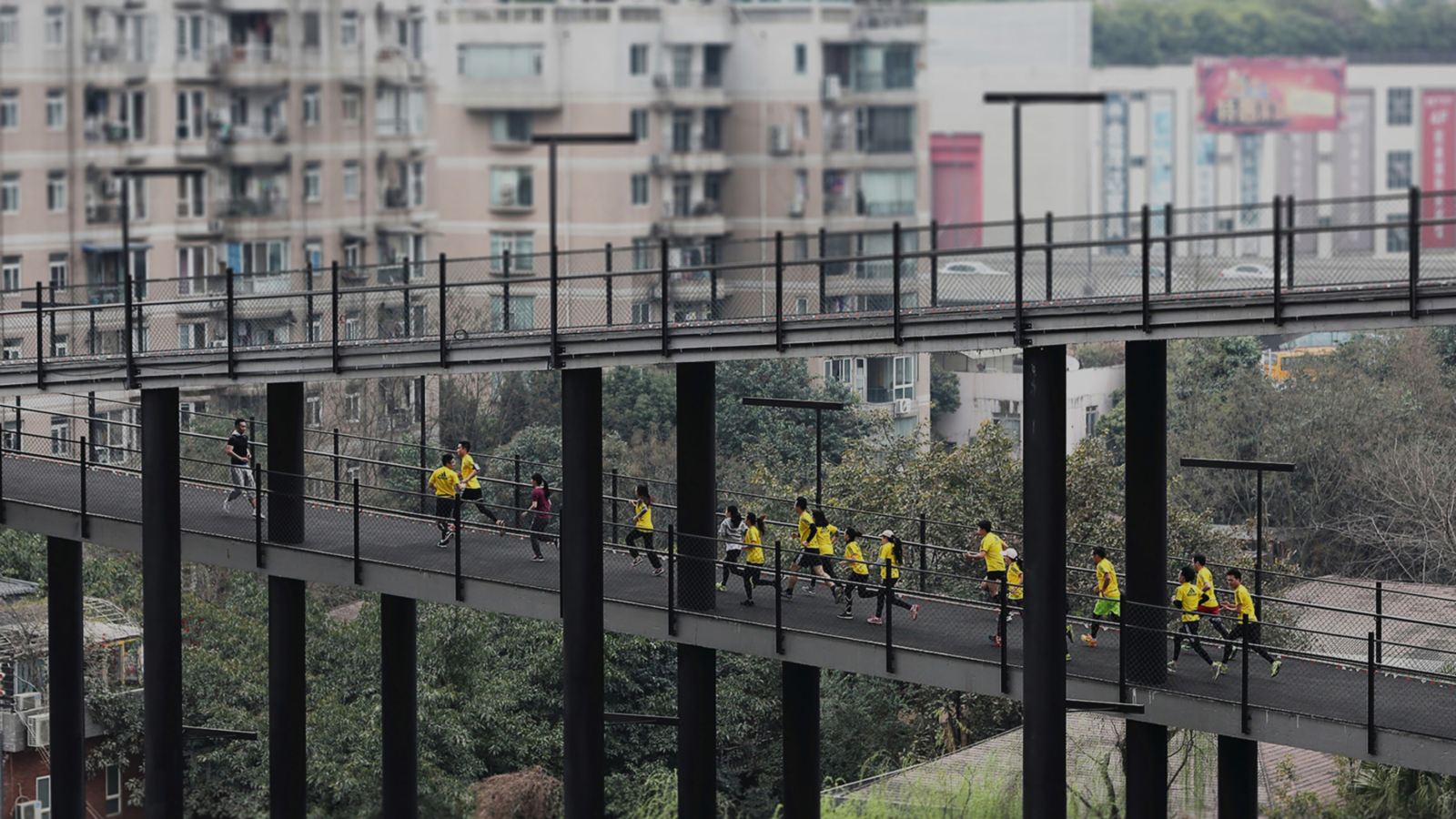 西村·贝森大院跑道，图片来源：家琨建筑