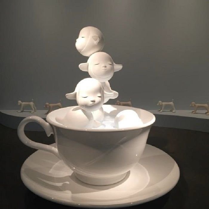奈良美智作品〈无尽生命〉。（亚洲协会香港中心提供） 