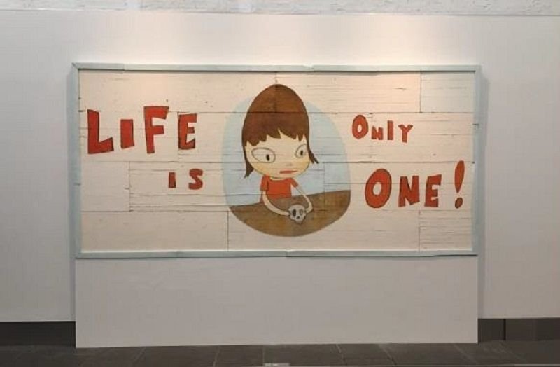 奈良美智作品〈明日回忆〉。（亚洲协会香港中心提供）