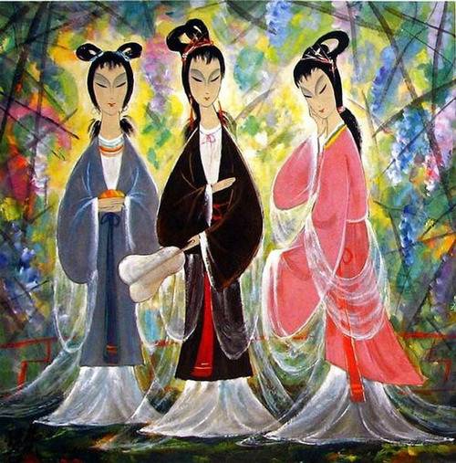 林风眠笔下的"新仕女图,是画家情感的自然流露,同时也是关于人生