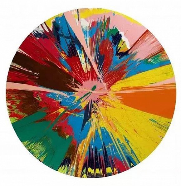 David Bowie生前收藏的当代艺术大家Damien Hirst的画作