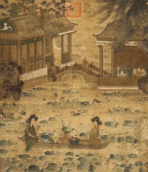 设色纸本    镜心
