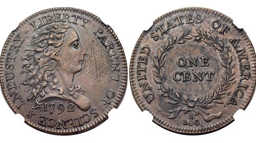 见证美国独立史的罕见美分硬币86.9万美元成交