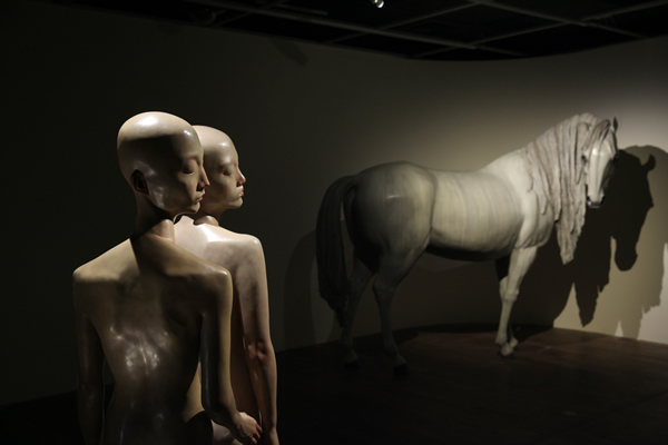 向京2013年台北当代艺术馆个展现场 （向京工作室提供）