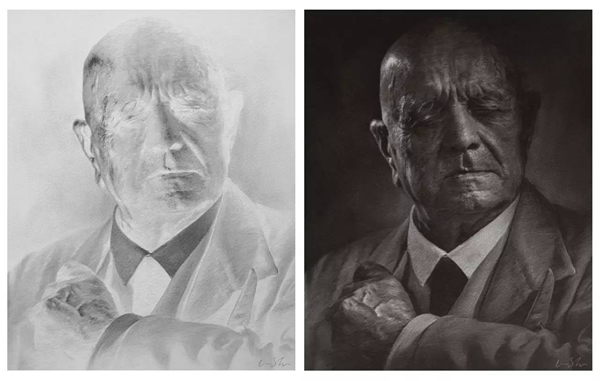 李舜《无题－Sibelius portrait》