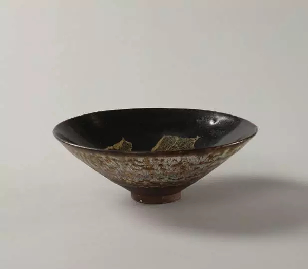 宋 吉州窑木叶盏