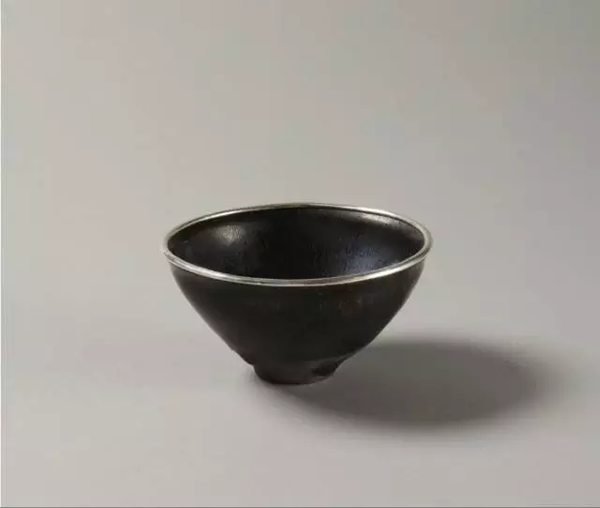 宋 建窑兔毫盏（银口） 