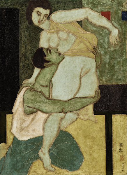 刘国松（1932年生），《舞》1958年作，油彩画布，75 x 52公分估价：500,000 –800,000港元／64,500 –104,000美元