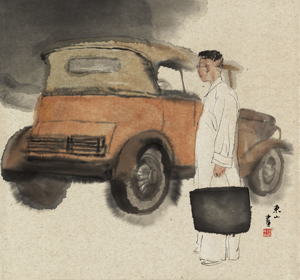 偶然   纸本  77x71.5cm 2016