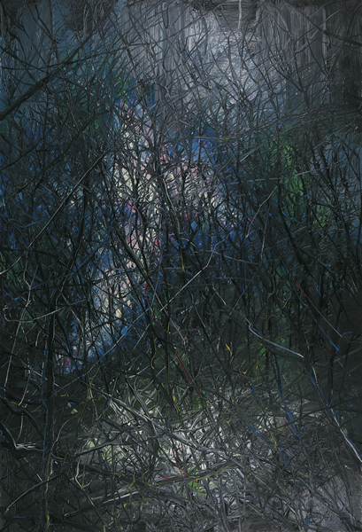 曾梵志《 无题 06-1》油彩 画布220 x 150 公分2006 年作 RMB 3,800,000 - 5,800,000