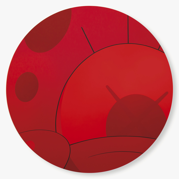 KAWS《 无题》亚克力 画布直径：243.8 公分（ 96 英寸）2013 年作 RMB 1,400,000 - 2,000,000