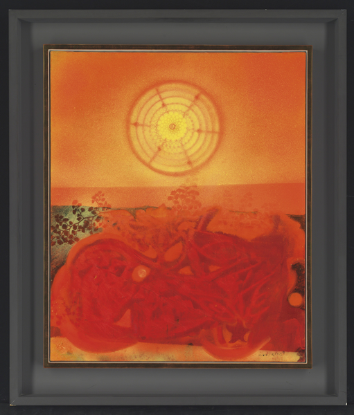 马克斯．恩斯特《无题》油彩 画布 (喷涂技术)28 3/4 x 23 5/8 吋 (73 x 60 公分)约 1960 年作 RMB 5,500,000 - 8,000,000