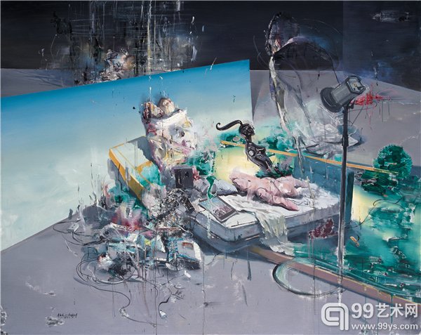 景观写生计划NO.3 200cmx160cm（布面油画）2011年李昌龙