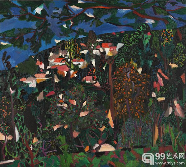 王克举 《秋风瑟瑟》，布面油画，180x200cm