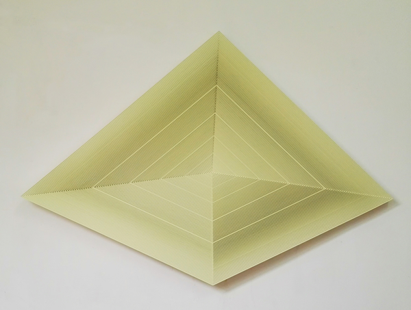 戈子馀, 波系列-10, 综合材料,120x80cm, 2016