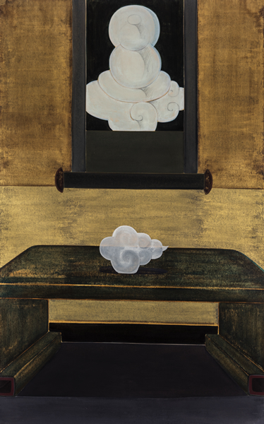 《一念·1》Thought moment NO. 1 纸本综合材料  Composite materials on paper   1105×168cm 2015年