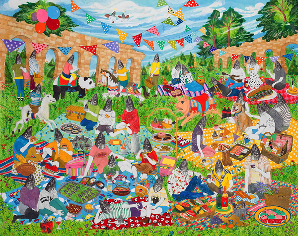 巫宇庭-野餐161×129