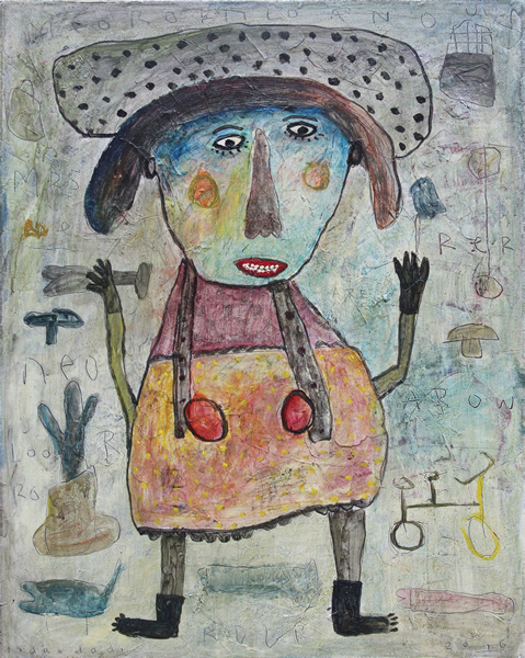 Indra Dodi_Little Stars_Acrylic on Canvas_90 x 70 cm_2016 (300 dpi)