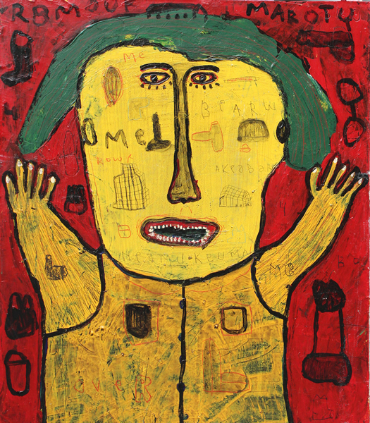 Indra Dodi_Yellow Man_Acrylic on Canvas_80 x 70 cm_2016 (300 dpi)