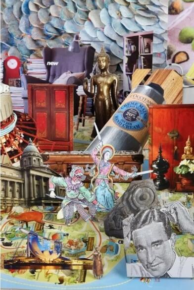 “新加坡 2013”，木板印刷，150 x 101 cm