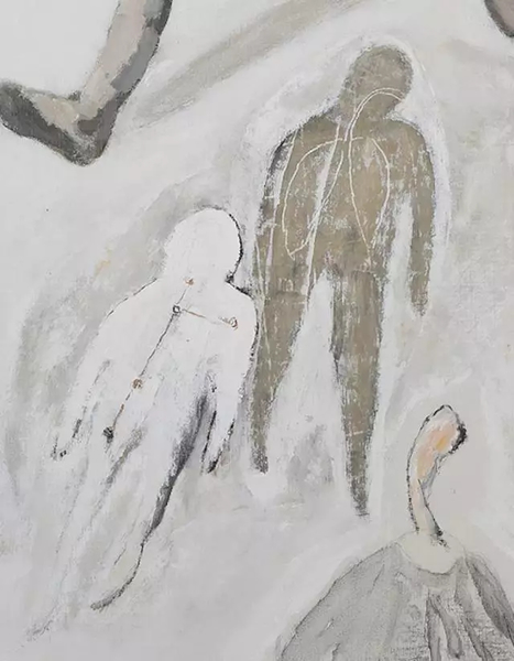 《深呼吸》（局部）