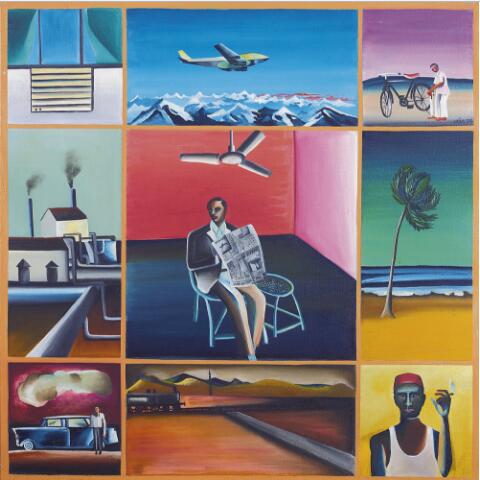 卡卡尔Bhupen Khakhar - AIR, STEAM AND SPEED