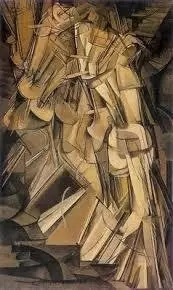 《下楼梯的裸女》，杜尚，1912年