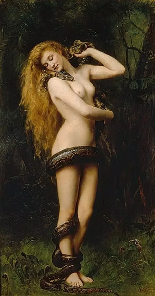 Lilith (1892) by John Collier in Southport Atkinson Art Gallery