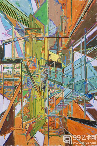 由金 无梯 No ladder 150×100cm 布面油画 Oil on canvas 2015