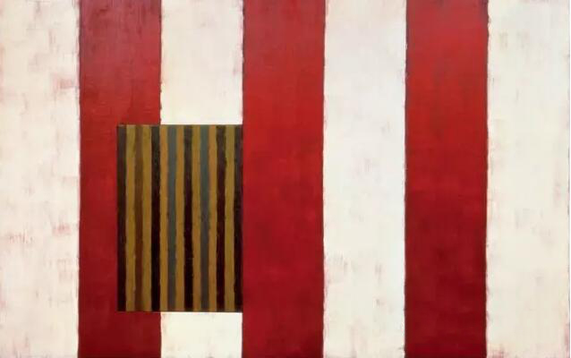 《微暗的火》 ，亚麻布面油画 ， 243.8cm x 372.1cm ， 1988 年