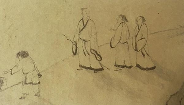 乔仲常作品《后赤壁赋图》（宋代）局部，收藏于美国纳尔逊·艾特金斯艺术博物馆