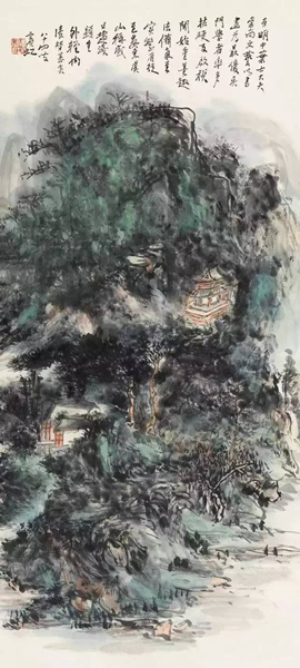 Lot 588 黄宾虹 翠微深处