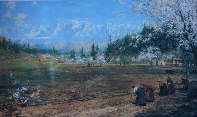 董希文《春到康藏》