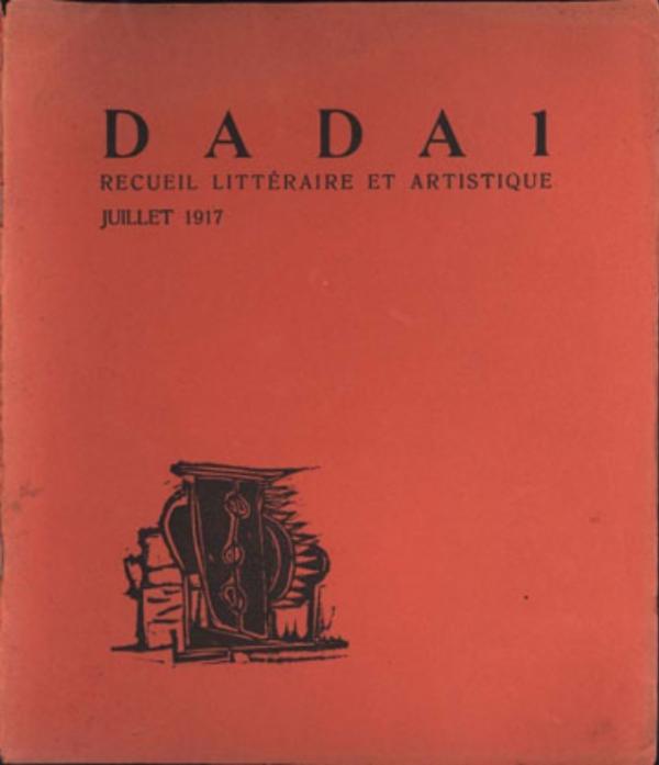 第一期《达达》期刊封面，查拉主编，1917年，苏黎世
