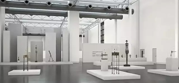 贾科梅蒂作品在余德耀美术馆展览现场 图片源自网络