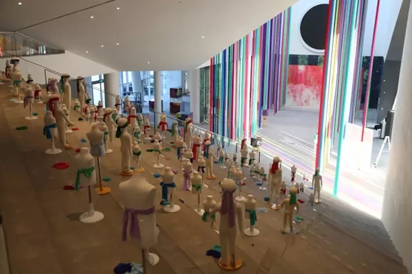 展览现场展出作品