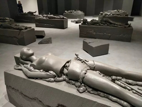 展览现场展出作品