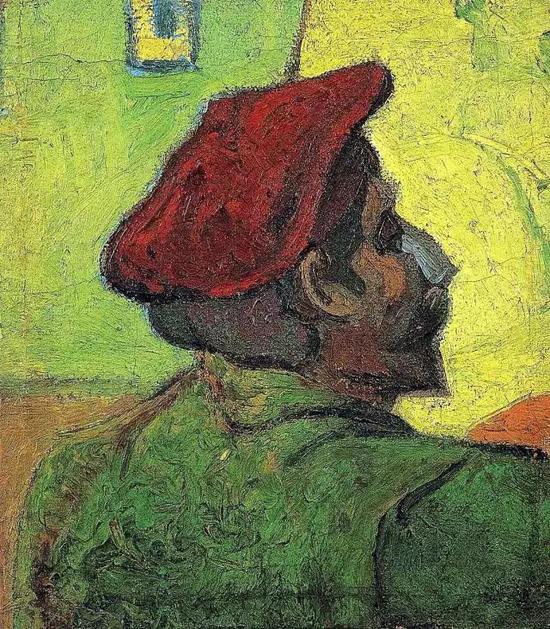 梵高 - 高更 Paul Gauguin（man in a Red Beret）