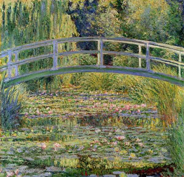 The Japanese Bridge (The Water-Lily Pond)，Claude Monet，1899