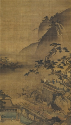 匡时2016年秋拍拍品孙君泽《阁楼山水》，成交价4715万元