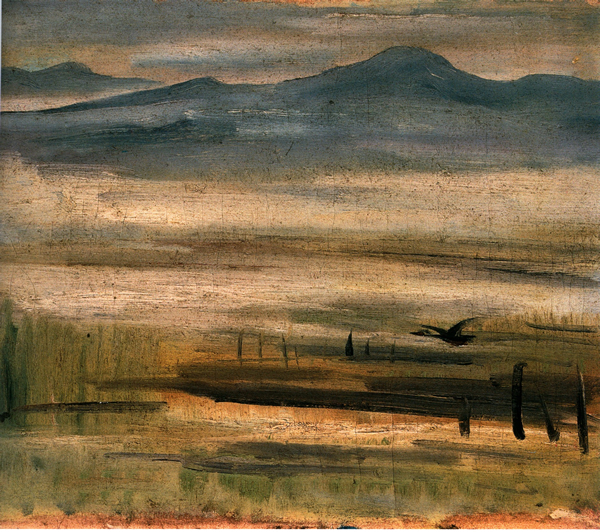 林风眠  《春天》  1960年布面油彩  42x35cm  上海美术家协会藏 