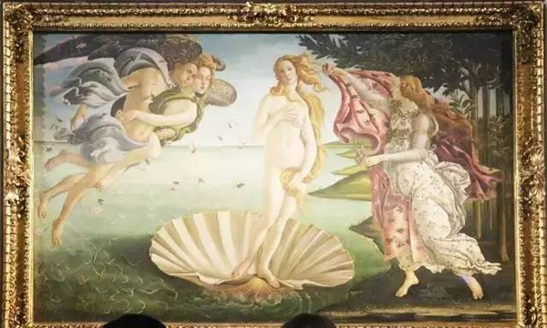 维纳斯的诞生- La Nascita di Venere，Sandro Botticelli，1477