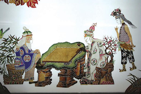 汪天稳的皮影作品