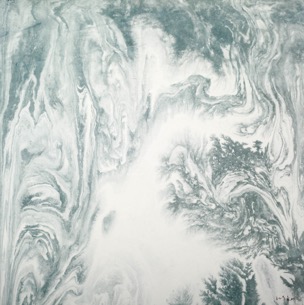 季节1，2013，纸本水墨，50x 49cm x 4