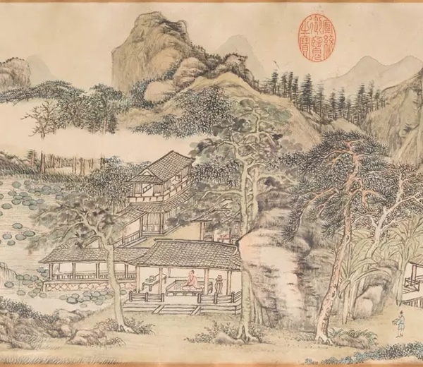 清 张宗苍《梧馆新秋》